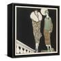 Coat in Bold Fabric Designs by Ducharne-Helen Smith-Framed Stretched Canvas