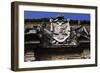 Coat of Arms Above Entrance, Agrigento, Sicily, Italy-null-Framed Giclee Print