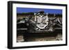 Coat of Arms Above Entrance, Agrigento, Sicily, Italy-null-Framed Giclee Print