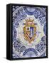 Coat of Arms, Detail from Celebration Plate-null-Framed Stretched Canvas