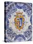Coat of Arms, Detail from Celebration Plate-null-Stretched Canvas