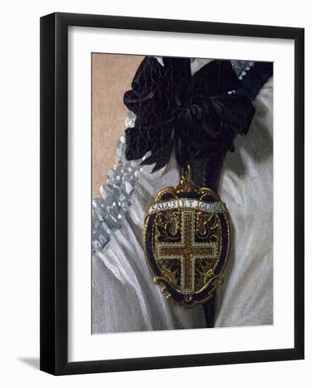 Coat of Arms, Detail from the Portrait of Maria Luisa of Bourbon-Frank Feller-Framed Giclee Print