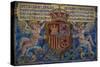 Coat of Arms, Detail from Viana Palace, Cordoba, Andalusia, Detail, Spain, 20th Century-null-Stretched Canvas