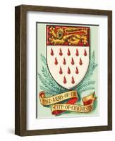 Coat of Arms For the City of Chichester-Dan Escott-Framed Giclee Print