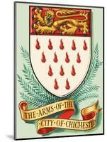 Coat of Arms For the City of Chichester-Dan Escott-Mounted Giclee Print