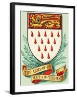 Coat of Arms For the City of Chichester-Dan Escott-Framed Giclee Print