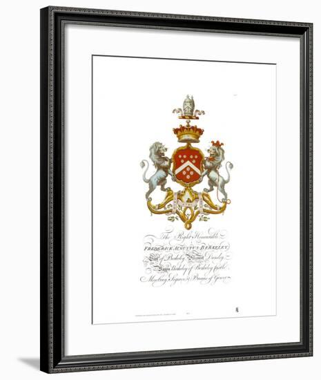 Coat of Arms-Frederick Augustus Berkeley-null-Framed Art Print