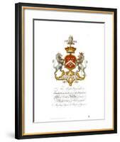 Coat of Arms-Frederick Augustus Berkeley-null-Framed Art Print