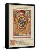 Coat of Arms, from 'Americae Tertia Pars..', 1592-Theodore de Bry-Framed Stretched Canvas