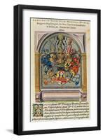 Coat of Arms, from 'Brevis Narratio..'-Jacques Le Moyne-Framed Giclee Print