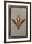 Coat of Arms from the Back Cover of 'The Russian Imperial Family', 1798 (Embroidered Silk)-Russian-Framed Giclee Print