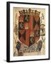 Coat of Arms of Aragon, Miniature, Heraldry, Italy-null-Framed Giclee Print