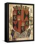 Coat of Arms of Aragon, Miniature, Heraldry, Italy-null-Framed Stretched Canvas