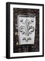 Coat of Arms of Florence, Porta San Frediano-null-Framed Giclee Print