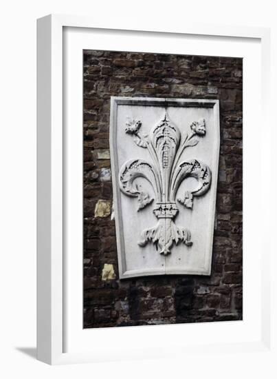 Coat of Arms of Florence, Porta San Frediano-null-Framed Giclee Print