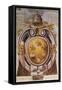 Coat-Of-Arms of Gregory XIII, Hall of Coats-Of-Arms, Torrechiara Castle-null-Framed Stretched Canvas