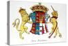 Coat of Arms of Jane Seymour (circa 1509-37), Third Wife of King Henry Viii of England (1491-1547)-null-Stretched Canvas