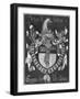 Coat of Arms of Jehan De Villers (D.1439), Seigneur of Lille Adam, 3rd Chapter-null-Framed Giclee Print