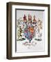 Coat of Arms of King James I of England-null-Framed Giclee Print