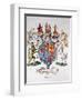 Coat of Arms of King James I of England-null-Framed Giclee Print