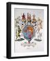 Coat of Arms of King James I of England-null-Framed Giclee Print