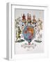 Coat of Arms of King James I of England-null-Framed Giclee Print