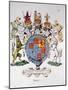 Coat of Arms of King James I of England-null-Mounted Giclee Print