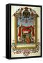 Coat of Arms of Marquis Nicholas Meli-Lupi, 1731-null-Framed Stretched Canvas