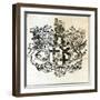 Coat of Arms of Oliver Cromwell-null-Framed Giclee Print