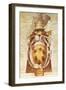 Coat-Of-Arms of Pius IV, Hall of Coats-Of-Arms, Torrechiara Castle, Near Langhirano-null-Framed Giclee Print