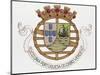 Coat of Arms of Portuguese Colony of Cape Verde-null-Mounted Premium Giclee Print