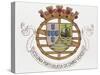 Coat of Arms of Portuguese Colony of Cape Verde-null-Stretched Canvas