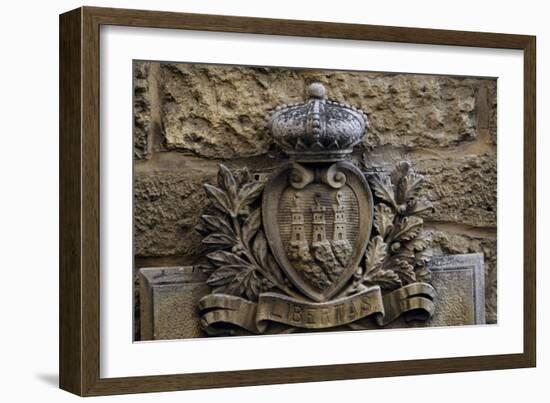 Coat of Arms of San Marino, Republic of San Marino-null-Framed Giclee Print
