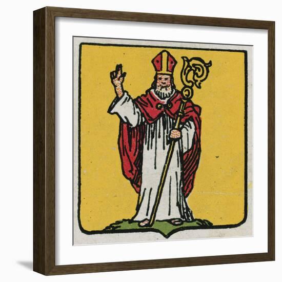 Coat of Arms of Sievering, 19th District of Vienna-null-Framed Giclee Print