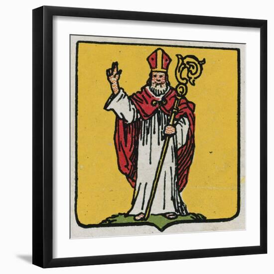 Coat of Arms of Sievering, 19th District of Vienna-null-Framed Giclee Print