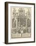 Coat of arms of the Antwerp Guild of Saint Luke, 1500-49-Flemish School-Framed Giclee Print