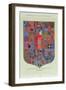 Coat of Arms of the Austro-Hungarian Empire, Imperial Austrian Court Engraved by R. M. Rohrer-Hugo Gerard Strohl-Framed Giclee Print