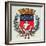 Coat of Arms of the City of Paris with the Motto 'Fluctuat Nec Mergitur'-null-Framed Giclee Print