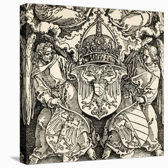 Coat of Arms of the Germanic Empire-Albrecht Dürer-Stretched Canvas