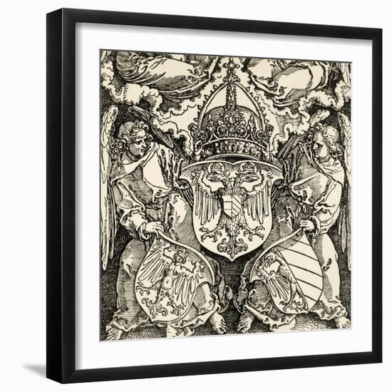 Coat of Arms of the Germanic Empire-Albrecht Dürer-Framed Giclee Print