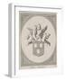 Coat of arms of the Guild of Saint Luke, 18th century-null-Framed Giclee Print