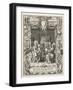 Coat of arms of the Guild of Saint Luke with Saint Luke painting Madonna and Child, 1620-21-Sebastian Vrancx-Framed Giclee Print