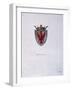 Coat of Arms of the House of Nibbia from Novara, Italy, 14th Century-null-Framed Giclee Print