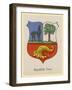 Coat of Arms of the Republic of Peru-null-Framed Giclee Print