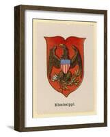 Coat of Arms of the State of Mississippi-null-Framed Giclee Print