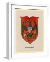 Coat of Arms of the State of Mississippi-null-Framed Giclee Print