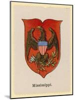 Coat of Arms of the State of Mississippi-null-Mounted Giclee Print