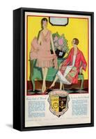 Coats and Clark, Magazine Advertisement, UK, 1920-null-Framed Stretched Canvas