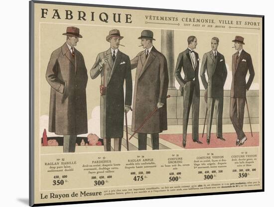 Coats and Suits for 1926-null-Mounted Photographic Print