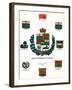 Coats of Arms and Flags of Canada-null-Framed Giclee Print